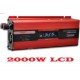Инвертор на напрежение UKC KC-2000D, 12V - 220V, 2000W, LCD