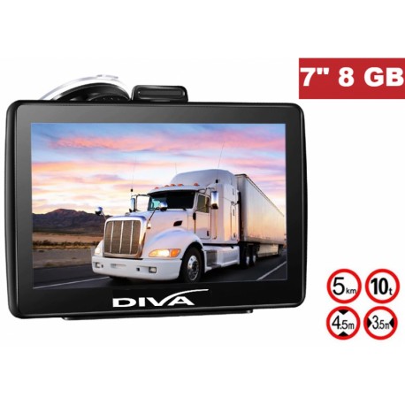 GPS НАВИГАЦИЯ DIVA 708S EU, 7 ИНЧА, 8 GB