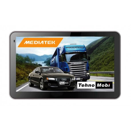 GPS НАВИГАЦИОННА СИСТЕМА ЗА КАМИОН MEDIATEK SILVER EU FM HD 800 MHZ 256MB RAM 8GB, 7 ИНЧА, 256MB RAM
