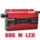 Инвертор на напрежение UKC KC-500D, 12V - 220V, 500W, LCD